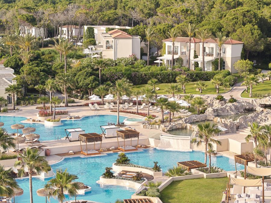 Grecotel Luxme Palms At Riviera Olympia & Aqua Park Loutra Kyllinis Exterior photo